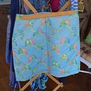 Lilly Pulitzer  aqua skirt size 8